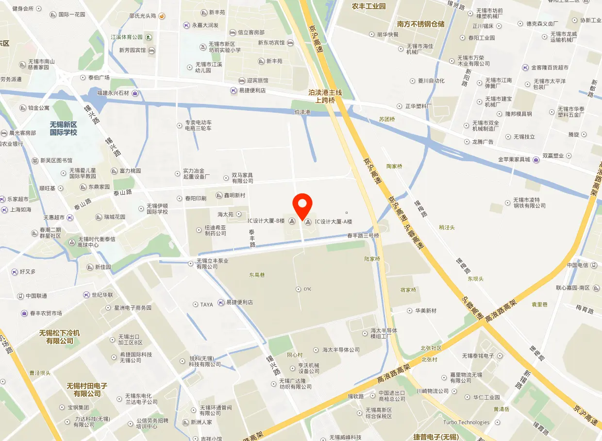 无锡IC设计大厦地图位置
